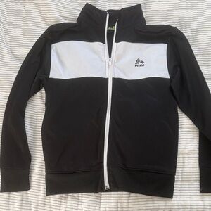 Reebok Black and White Zip-Up Jacket | 8